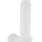 Crystal Jellies Realistic Dildo | 8" Big Dildo | Ballsy Clear Suction Cup Dildo