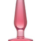 Crystal Jellies Butt Plug - Medium Pink