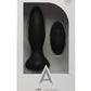 A Play Rechargeable Silicone Experienced Anal Plug w/Remote - Black