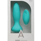 A Play Rimmer Experienced Rechargeable Silicone Anal Plug w/Remote - Teal