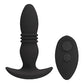 A Play Rise Rechargeable Silicone Anal Plug w/Remote - Black