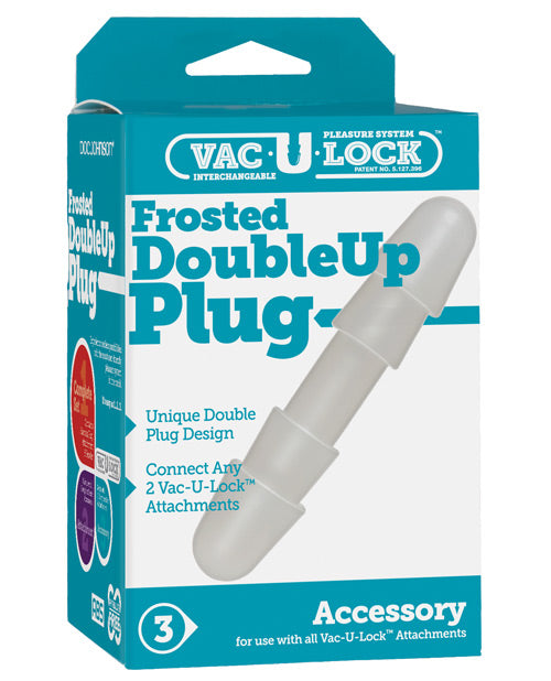 Vac-U-Lock Double Up Plug - White