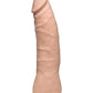 Vac-U-Lock Realistic Dildo | Textured 7" Big Dildo | Ultraskyn Large Dildo | White Basic Dildo