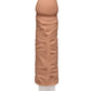 Doc Johnson Realistic Dildo | 7" Big Dildo | Shakin Vibrating Dildo | Caramel Large Dildo