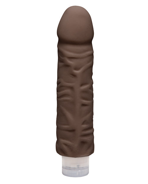 Doc Johnson Realistic Dildo | 7" Big Dildo | Shakin Vibrating Dildo | Chocolate Large Dildo