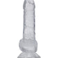 In A Bag 6" Big Dildo | Clear Suction Cup Dildo | Realistic Dildo with Balls