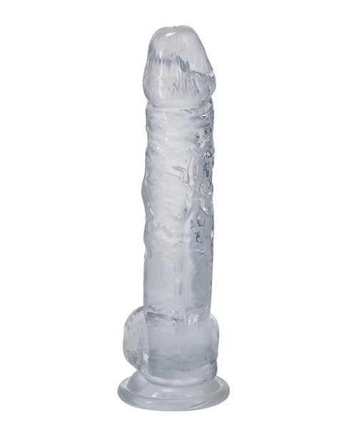 In A Bag 8" Big Dildo | Hands-Free Clear Suction Cup Dildo | Realistic Dildo with Balls