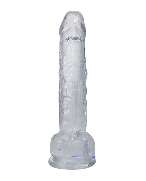 In A Bag 8" Big Dildo | Hands-Free Clear Suction Cup Dildo | Realistic Dildo with Balls