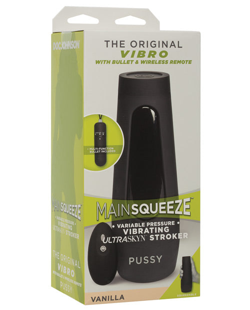 Main Squeeze Original Vibro Pussy - Flesh