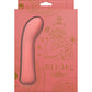 RITUAL Zen Rechargeable Silicone G-Spot Vibe - Coral