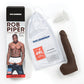 Rob Piper Realistic Dildo with Balls | Suction Cup Dildo | Chocolate 10.5-Inch Big Dildo