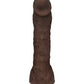 Prince Yahshua Realistic Dildo | Ultraskyn 10.5" Big Dildo | Chocolate 6.5" Girth Giant Dildo