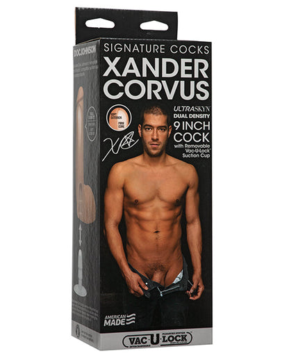 Signature 9" Big Dildo | Vac-U-Lock Suction Cup Dildo | Xander Corvus Realistic Dildo