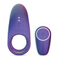 Hueman Infinity Ignite Vibrating Cock Ring - Purple