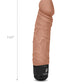 Powercocks 6.5" Realistic Vibrator - Mocha