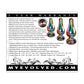 Evolved Rainbow Metal Plug set