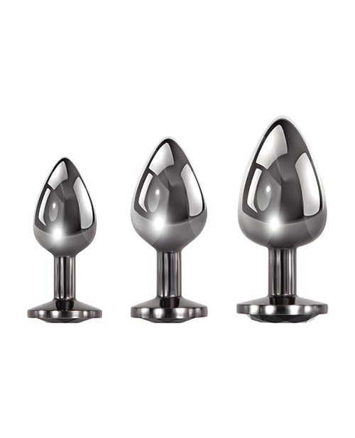 Evolved Black Gem Anal Plug set