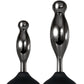 Evolved Joy Sticks 2 pc Plug Set - Black/Chrome