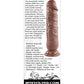 Evolved 7" Big Dildo | Waterproof Realistic Dildo | Latex-Free Dark Suction Cup Dildo