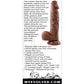 Evolved 8" Big Dildo | Realistic Dildo with Balls | Waterproof Dark Suction Cup Dildo