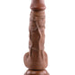 Evolved 8" Big Dildo | Realistic Dildo with Balls | Waterproof Dark Suction Cup Dildo