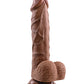 Evolved 8" Big Dildo | Realistic Dildo with Balls | Waterproof Dark Suction Cup Dildo