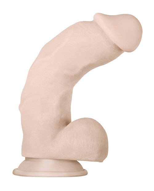 Evolved Supple Realistic Dildo | Poseable Girthy 8.5” Big Dildo | Thick Suction Cup Dildo