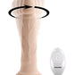 Evolved Twirl Jam Realistic Dildo | Ivory Suction Cup Dildo | Rotating Vibrating Dildo