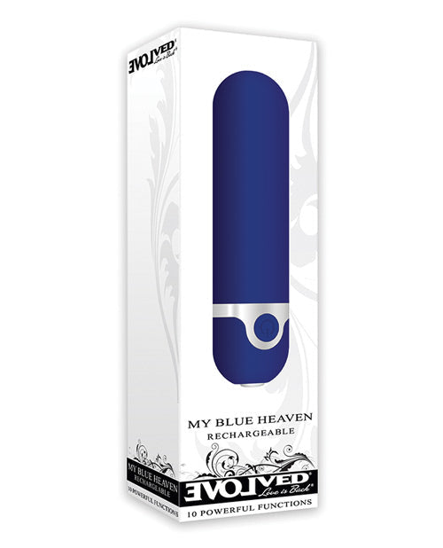 Evolved Bullet Vibrator | My Blue Heaven Small Vibrator | Rechargeable 10x Vibrator | Best Vibrator for Women