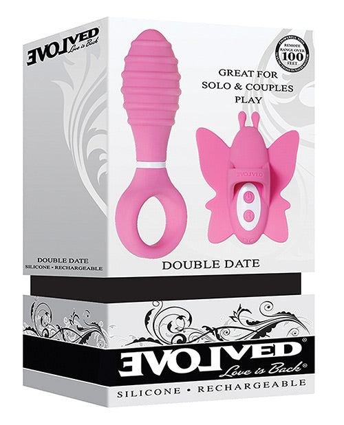 Evolved Finger Vibrator | Double Date Small Vibrator | Pink Vibrator | Best Vibrator for Women