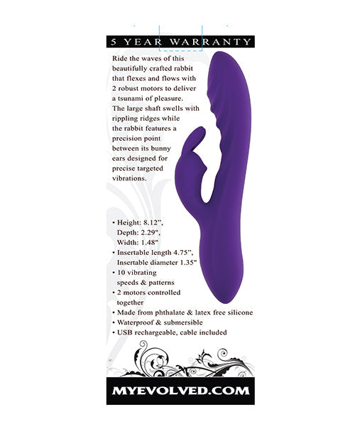 Evolved G Spot Vibrator | Wavy Rabbit Vibrator | Purple Clit Vibrator | Best Vibrator for Women