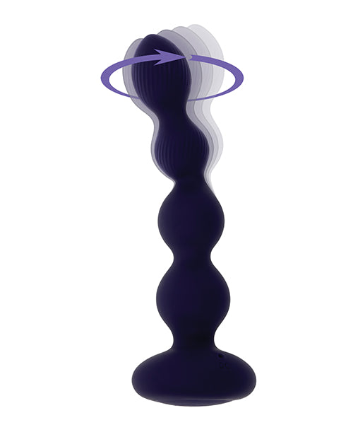 Purple Pleasure Orbit Remote Controlled Anal Vibe - Purple