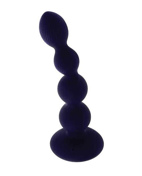 Purple Pleasure Orbit Remote Controlled Anal Vibe - Purple