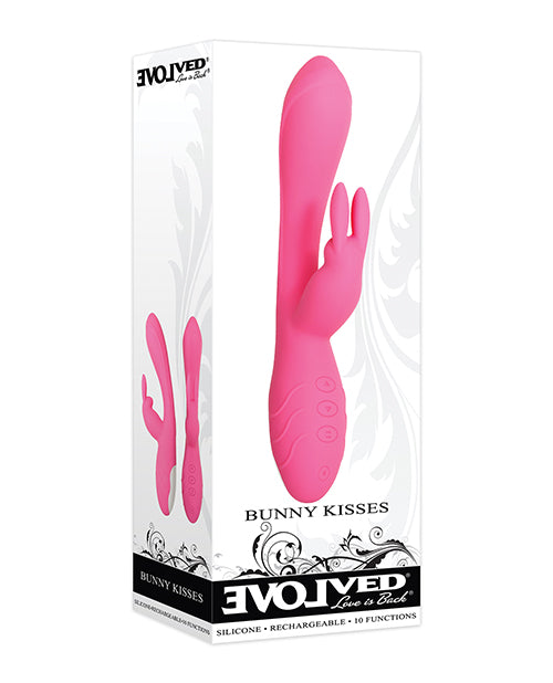 Evolved Rabbit Vibrator | Bunny Kisses G Spot Vibrator | Pink Clit Vibrator | Best Vibrator for Women