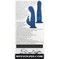 Evolved Remote Control Vibrator | Rotating Rabbit Vibrator | Blue G Spot Vibrator | 7-Speed Clit Vibrator