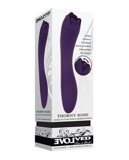 Evolved Thorny Rose Dual End Massager - Purple