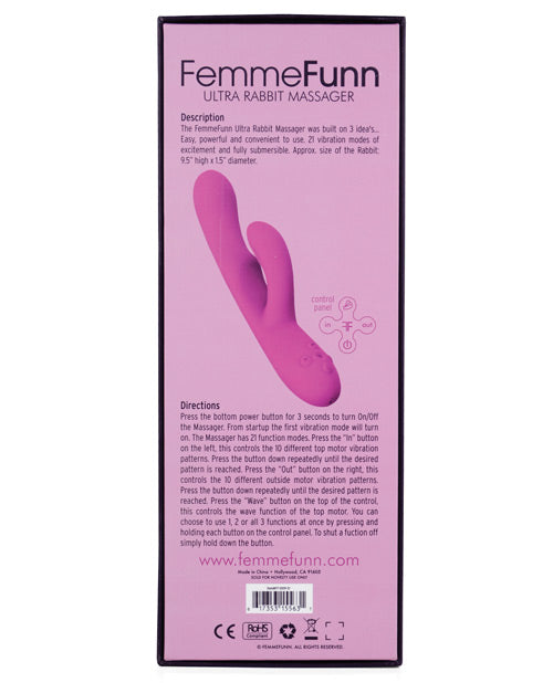 Femme Funn G Spot Vibrator | Ultra Rabbit Vibrator | 21X Pink Clit Vibrator | Best Vibrator for Women