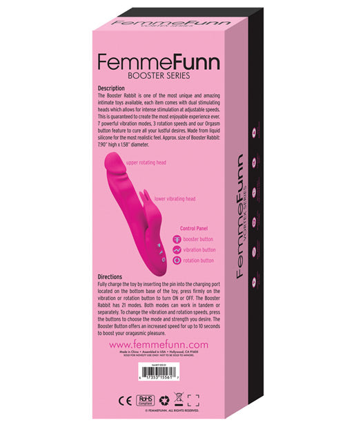 Femme Funn G Spot Vibrator | Booster Rabbit Vibrator | Pink Clit Vibrator | Best Vibrator for Women