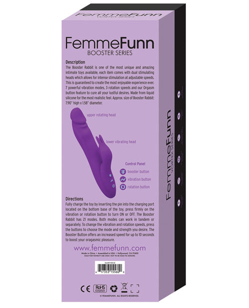 Femme Funn G Spot Vibrator | Booster Rabbit Vibrator | 10X Purple Clit Vibrator | Best Vibrator for Women