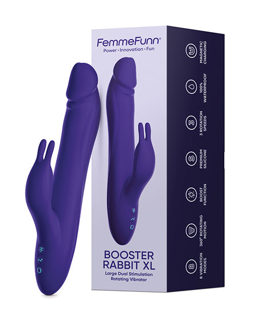 Femme Funn G Spot Vibrator | Booster Rabbit Vibrator | XL Purple Clit Vibrator | Best Vibrator for Women