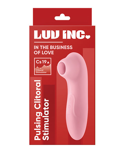 Luv Inc. Pulsing Clitoral Stimulator - Light Pink