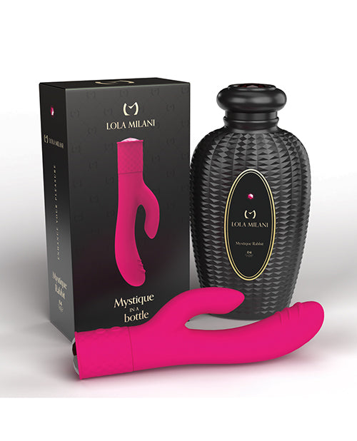 Lola Milani G Spot Vibrator | Mystique Rabbit Vibrator | Black Bottle Fuchsia Clit Vibrator | Best Vibrator for Women