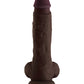 Shaft Model A Realistic Dildo | Flexskin Silicone Dildo | Mahogany 9.5" Big Dildo with Balls