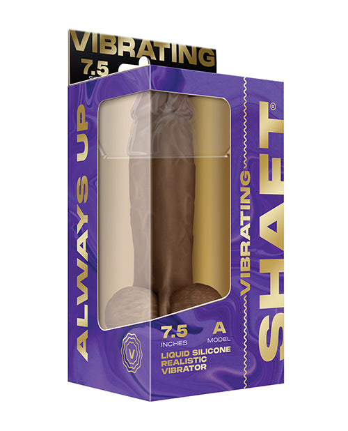 Shaft Flexskin Realistic Dildo | Oak Silicone Dildo | 7.5" Big Dildo | Vibrating Dildo with Balls