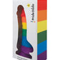 Pride Dildo w/Balls - Rainbow