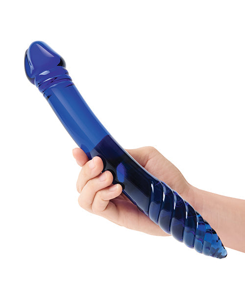 Glas 11" Big Dildo | Double Sided Dildo | G-Spot P-Spot Glass Dildo | Hot Cold Realistic Dildo