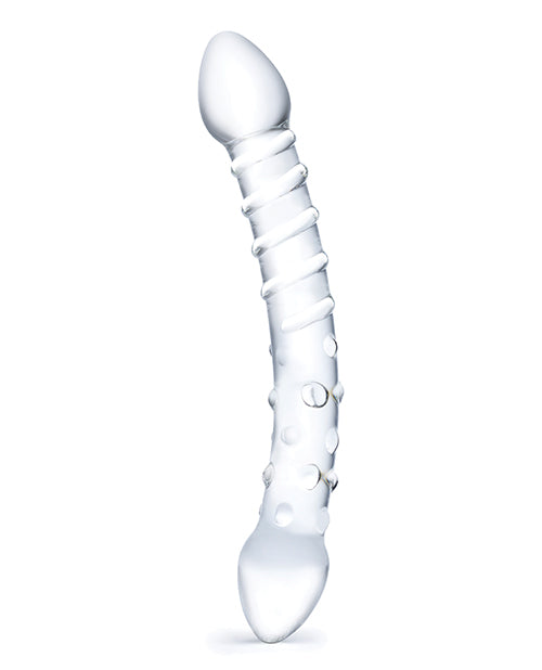 Glas Double Dildo | Trouble Glass Dildo | Clear Realistic Dildo | Best Dildo | Big Dildo | Large Dildo