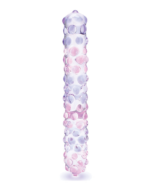 Glas 9" Big Dildo | Rose Purple Pink Dildo | Nubby Glass Dildo | Realistic Dildo | Large Dildo