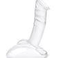 Glas 7.5" Big Dildo | Rideable Standing Realistic Dildo | Stability Base Curved Glass Dildo