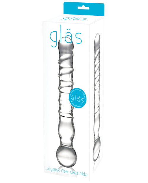 Glas Joystick Realistic Dildo | G-Spot Dildo | Safe Anal Dildo | Clear Glass Dildo